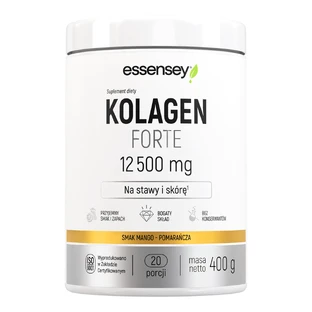 Essensey Colágeno Forte 12500 mg, mango-naranja, 400 g