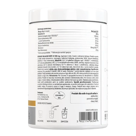 Essensey Colágeno Forte 12500 mg, mango-naranja, 400 g