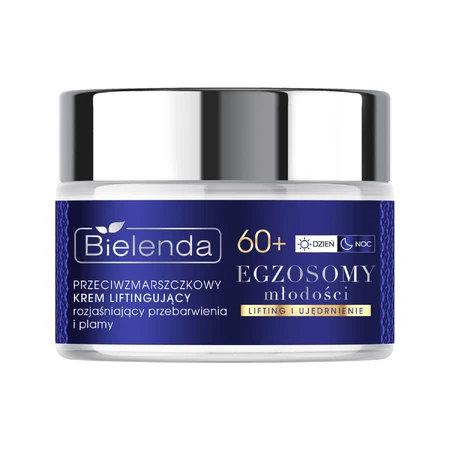 Bielenda Exosomes of Youth 60+, anti-wrinkle lifting cream, brightening hyperpigmentation and spots, 50 ml