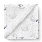 Bocioland, bamboo diaper, 110 x 110 cm, sleeping foxes, 1 piece Bocioland, bamboo diaper, 110 x 110 cm, sleeping foxes, 1 piece