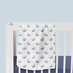 Bocioland, bamboo diaper, 110 x 110 cm, sleeping foxes, 1 piece