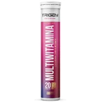 Set Triggy Multivitamin, goût fraise, 2 x 20 comprimés effervescents + shaker, 700 ml gratis