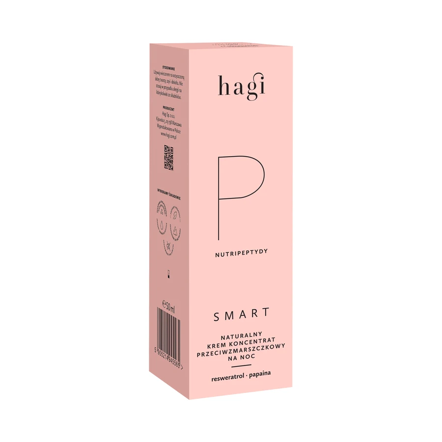 Hagi Smart P, natural anti-wrinkle cream-concentrate, for night, 50 ml