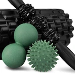 Spokey Mixroll, rodillo de masaje con accesorios, 1 pieza