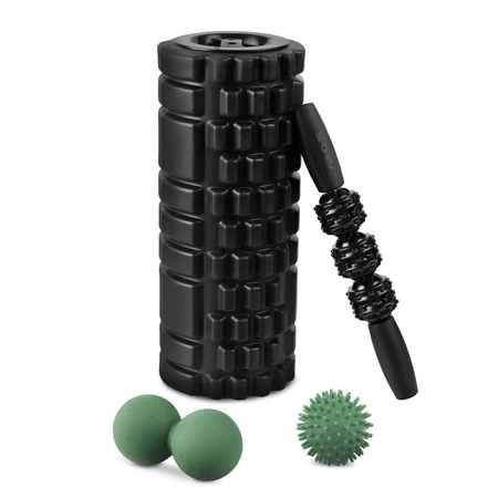 Spokey Mixroll, rodillo de masaje con accesorios, 1 pieza