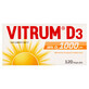 Vitrum D3, vitamin D 1000 IU, 120 capsules