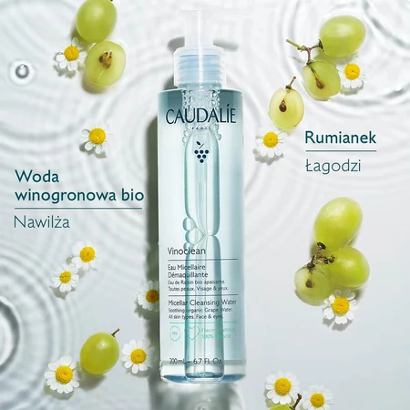 Caudalie Vinoclean, mizellarer Make-up-Entferner, 200 ml