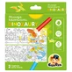 CzuCzu Long livre de coloriage Dinosaures, 2 livres pour enfants, à partir de 4 ans