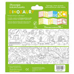 CzuCzu Long coloring books Dinosaurs, 2 books for children, from 4 years old
