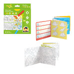 CzuCzu Long coloring books Dinosaurs, 2 books for children, from 4 years old