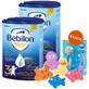 Set Bebilon Advance Pronutra 3 Junior, f&#243;rmula l&#225;ctea nutritiva, a partir de 1 a&#241;o, 2 x 800 g + Canpol Beb&#233;s, set de juguetes de ba&#241;o, 5 piezas gratis