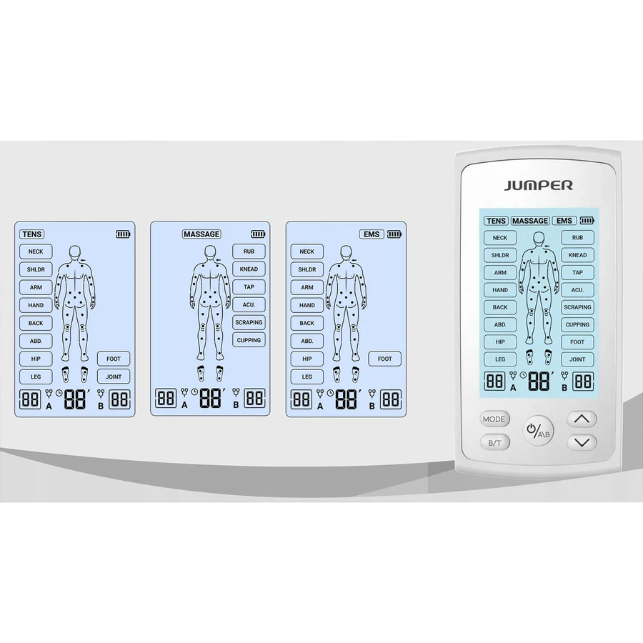 Jumper JPD-ES220, électrostimulateur Tens 3in1