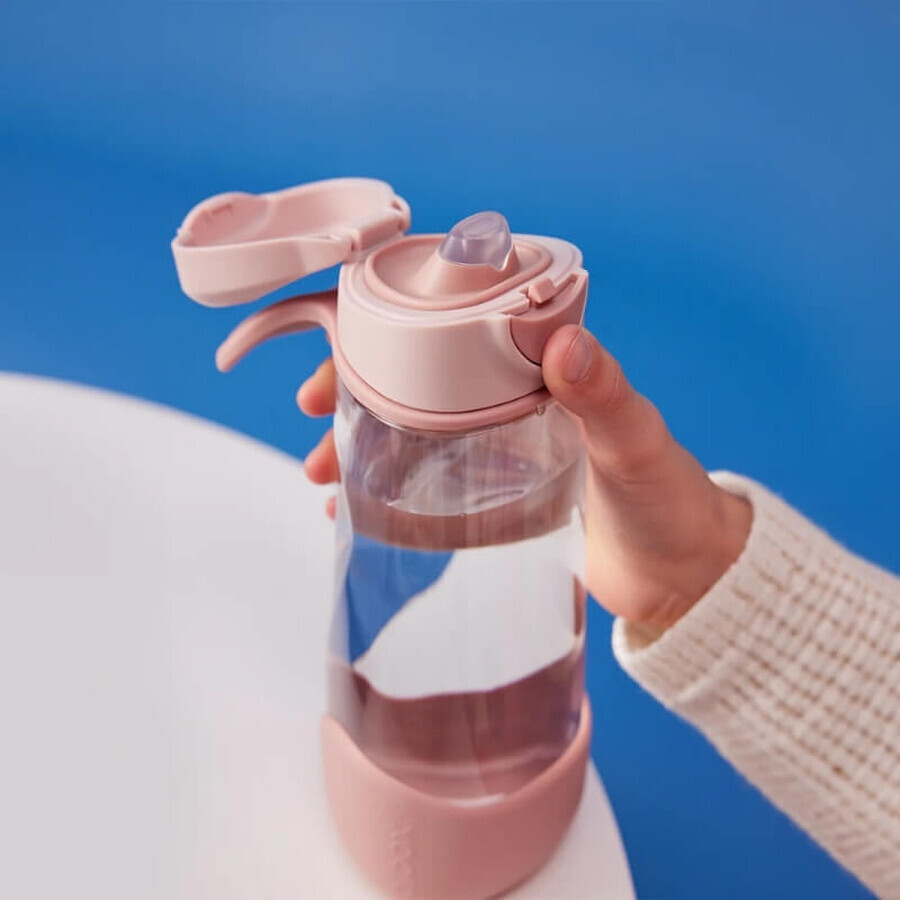 B.Box, Trinkflasche mit Mundstück, Tritan, Kinderflasche, Blush Crush, ab 3 Jahren, 600 ml