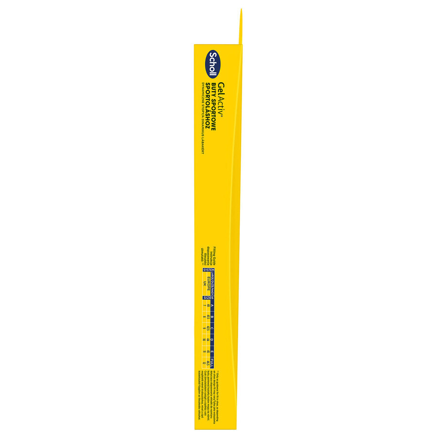 Scholl GelActiv, schoenzolen, sport, maat L 40-46,5, 2 stuks