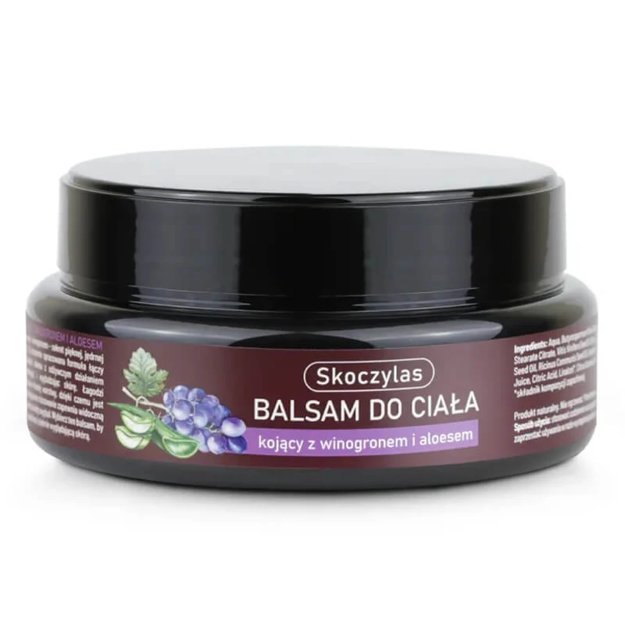 Skoczylas, soothing body lotion with grape and aloe vera, 200 ml