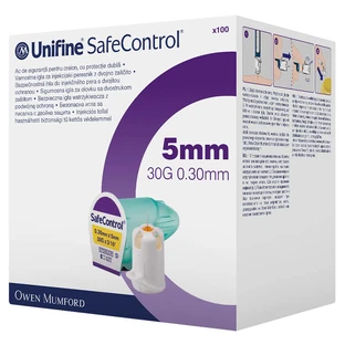 Unifine SafeControl, Pen-Nadeln, 30G, 5 mm, 100 Stück