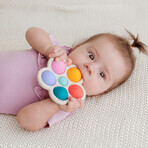 Dumel GiliGums, jouet sensoriel, Coloured Shapes Pop It, à partir de 3 mois, 1 pièce Dumel GiliGums, jouet sensoriel, Coloured Shapes Pop It, à partir de 3 mois, 1 pièce