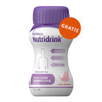 Set Nutridrink, preparato nutrizionale, gusto vaniglia, 12 x 125 ml + gusto fragola, 125 ml gratis