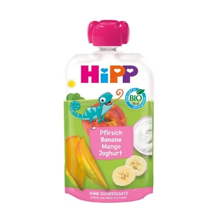 Organic mashed banana, mango and yogurt, 100 g, Hipp