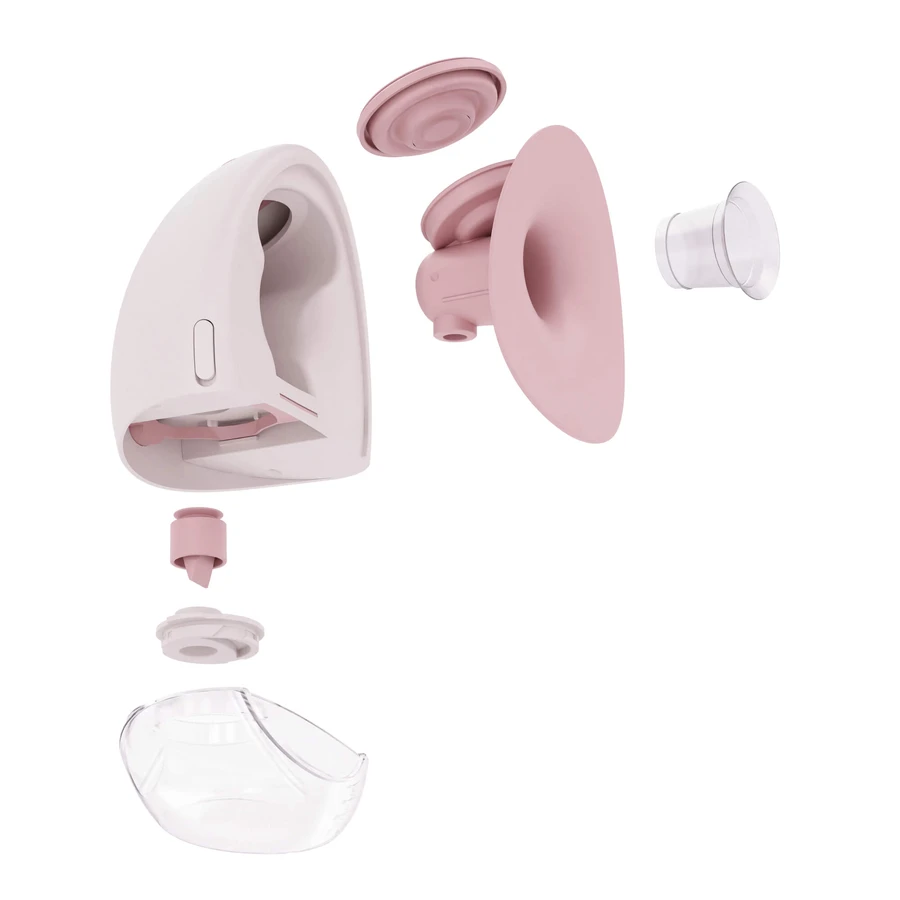 Momini SingleHarmony, extractor de leche electrónico, monofásico, 4 fases, sin cable