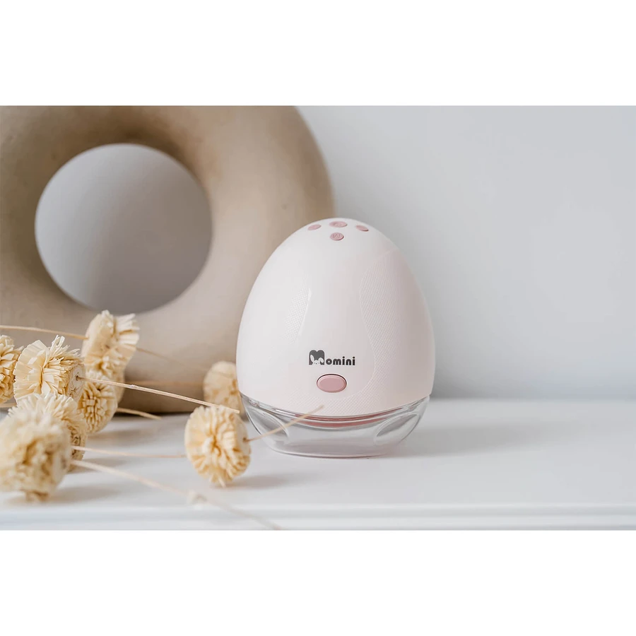 Momini SingleHarmony, extractor de leche electrónico, monofásico, 4 fases, sin cable
