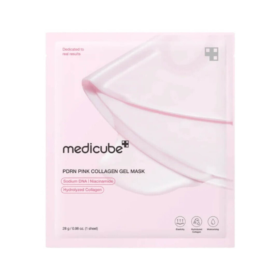 Pink collagen gel face mask PDRN, 28 g, Medicube