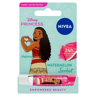 Nivea Disney Princess, verzorgende lippenstift, watermeloen sorbet, Vaiana, 4.8 g