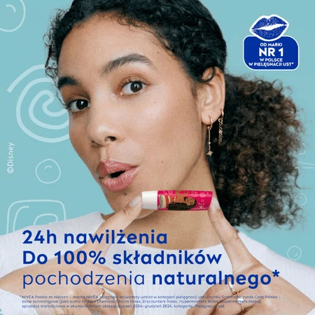 Nivea Disney Princess, verzorgende lippenstift, watermeloen sorbet, Vaiana, 4.8 g