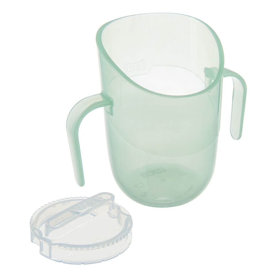 Lovi, Taza de entrenamiento Genius, pistacho, 35/368, a partir de 6 meses, 150 ml