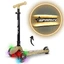 LED foldable scooter with illuminated platform Sparky, + 3 years, Champagn, Milly Mally