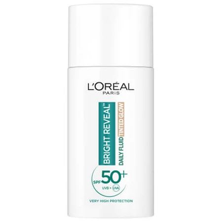 L'Oreal Bright Reveal Daily, Farbfluid, getönter Glow, SPF 50+, 50 ml