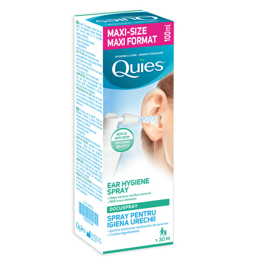 Docuspray ear spray, 100 ml, Quies
