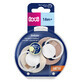 Lovi Prime, ciuccio, silicone, dinamico, Ivory Glow/Blush Glow, 34/438, da 18 mesi, 2 pezzi