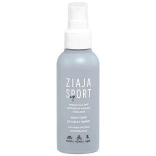 Ziaja Sport Up, Aqua-Tonic für Körper und Gesicht, Spray, 120 ml