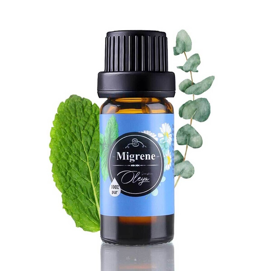 Huile essentielle, Migrena, 10 ml, Oleya