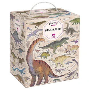CzuCzu Puzzlove Dinosaurs, puzzles for children, from 7 years old, 200 elements