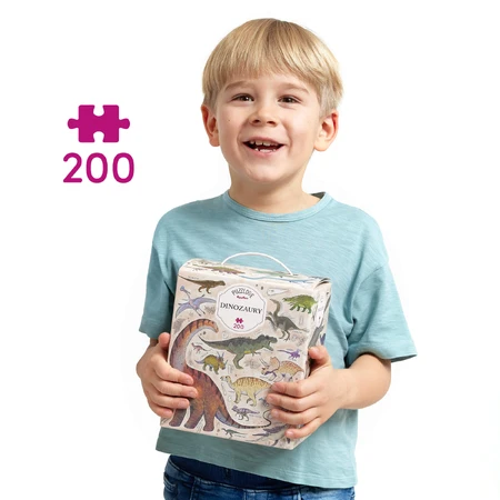 CzuCzu Puzzlove Dinosaurs, puzzles for children, from 7 years old, 200 elements