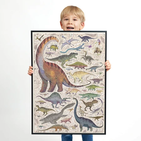 CzuCzu Puzzlove Dinosaurs, puzzles for children, from 7 years old, 200 elements