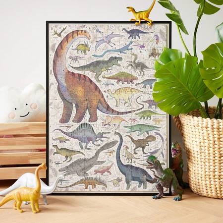 CzuCzu Puzzlove Dinosaurs, puzzles for children, from 7 years old, 200 elements