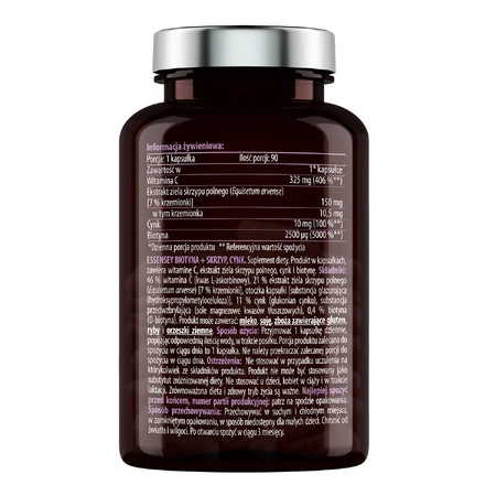 Essensey Biotin, Schachtelhalm, Zink, 90 Kapseln