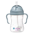 B.Box, biberon avec paille, bleu, à partir de 6 mois, 240 ml EMBALLAGE DECORATIF B.Box, biberon avec paille, bleu, à partir de 6 mois, 240 ml EMBALLAGE DECORATIF