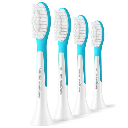 Philips, replacement tips for Sonicare For Kids 7+ sonic toothbrush, ages 7 and up, 4 pieces