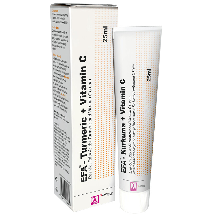 EFA Turmeric+Vitamin C, face cream, 25 ml