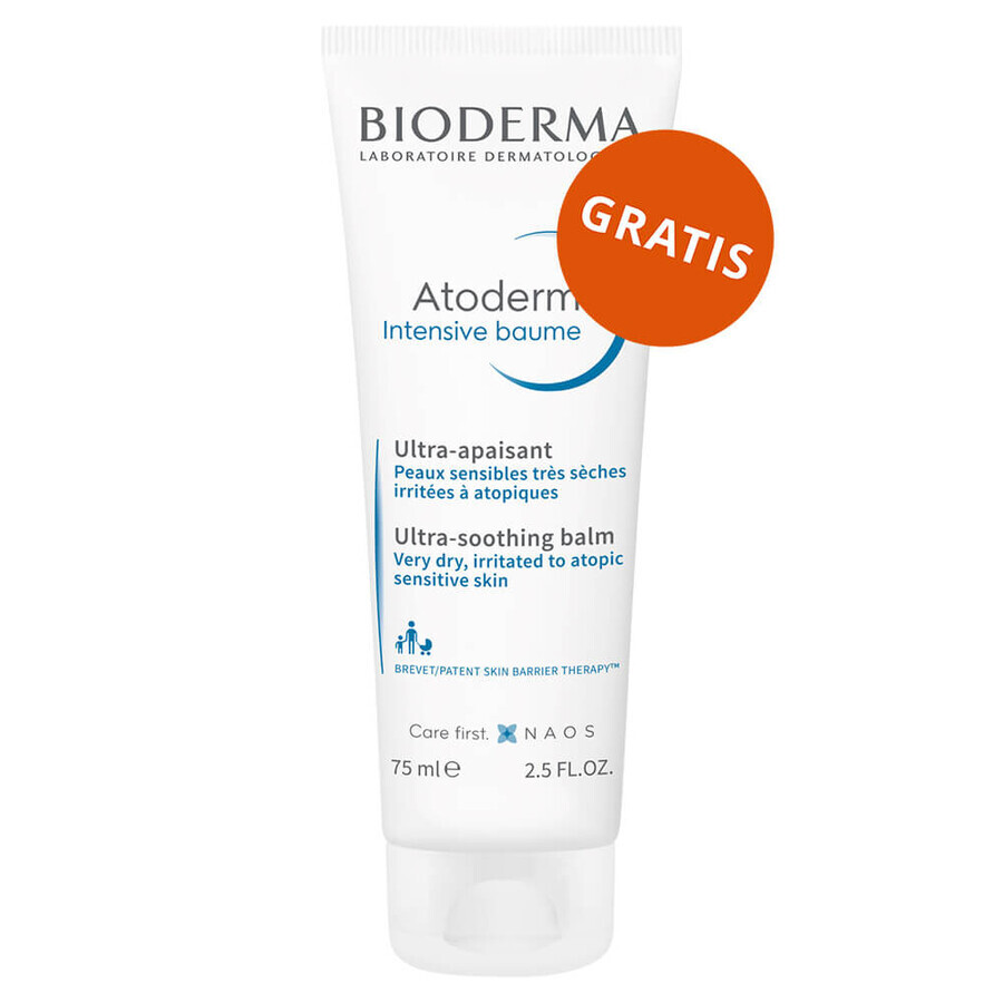 Set Bebilon Advance Pronutra 5 Junior, formula nutriente a base di latte, per bambini in età prescolare, 3 x 1000 g + Bioderma Atoderm Intensive Baume, lozione emolliente, 75 ml in omaggio