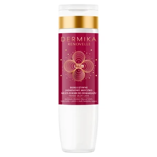 Dermika Renovelle, lait démaquillant multi-élixir exclusif au jasmin pour le visage, les yeux et les lèvres, 200 ml
