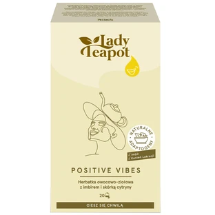Lady Theepot Positive Vibes, fruit- en kruidenthee, 20 builtjes