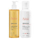 Avene XeraCalm A.D kit, loțiune de refacere a lipidelor pentru față și corp, piele foarte uscată, atopică și cu m&#226;ncărimi, 400 ml + ulei de curățare de refacere a lipidelor, 400 ml
