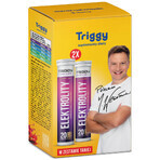 Triggy Electrolytes set, grapefruit-cranberry flavor, 2 x 20 effervescent tablets