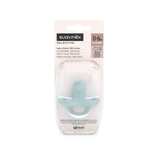 Silikon-Schnuller SX Pro Colour Essence, 0-6 Monate, Blau, Suavinex