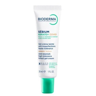 Färbende Gel-Creme gegen Hautunreinheiten Sebium Kerato+ Cover, 30 ml, Bioderma